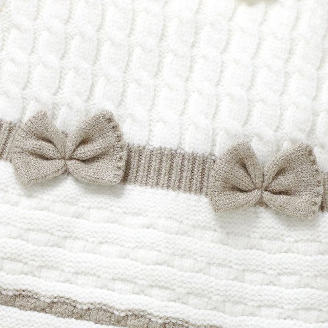 Baby Knit Romper & Hat Set - Image 3