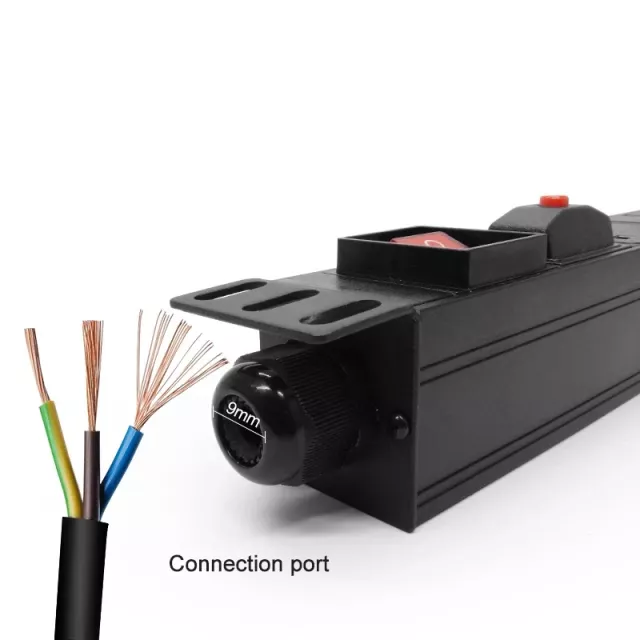 UK Socket Power Extension with Overload Protection and Double Break Switch – 2M - Image 6