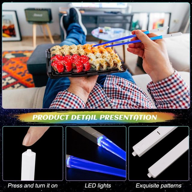 LED Lightsaber Chopsticks - Image 4