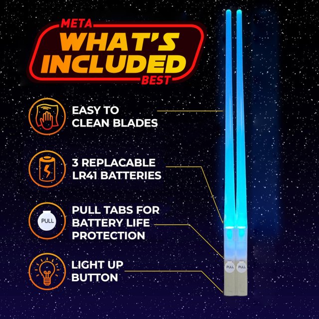 LED Lightsaber Chopsticks - Image 3