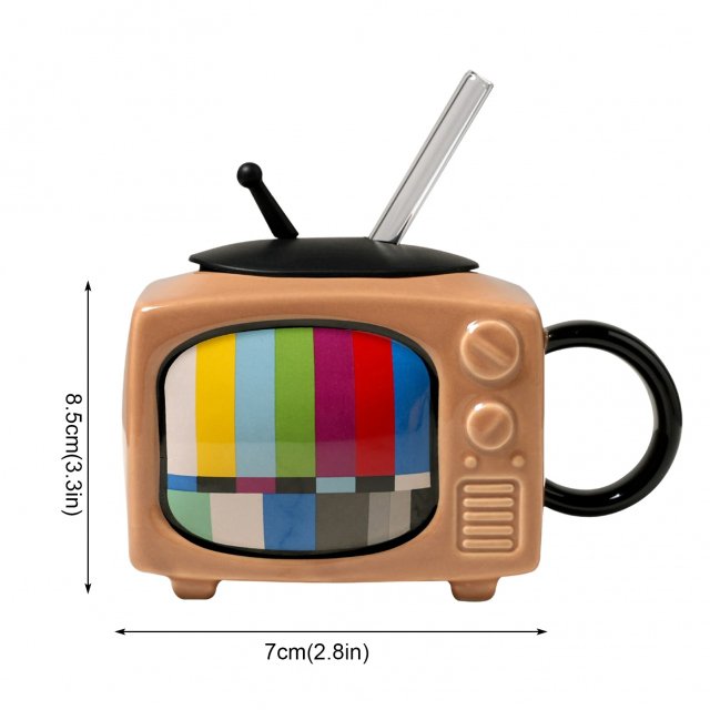 Television-Shaped Ceramic Mug - Image 6