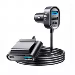 78W 5-Ports Car Charger with LED and Fast Charging USB C Adapter for Cars 3 57873-7f6340.webp