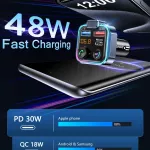 Bluetooth 5.3 FM Transmitter with 48W Fast Charging, Hands-Free Calling 6 e141fe320b03fdc6d982a12cca5da722.jpg