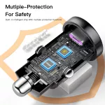 30W/45W Dual USB Car Charger with Fast Charging for iPhone and Android 5 72ce97c7e8d9d4709f2a652d3f0ac77b.jpg
