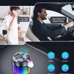 Bluetooth 5.3 FM Transmitter with PD 30W & QC 18W Fast Charger, LED Ambient Light 6 b2899bbd9f1c7dca4d04667fe46f4290.jpg