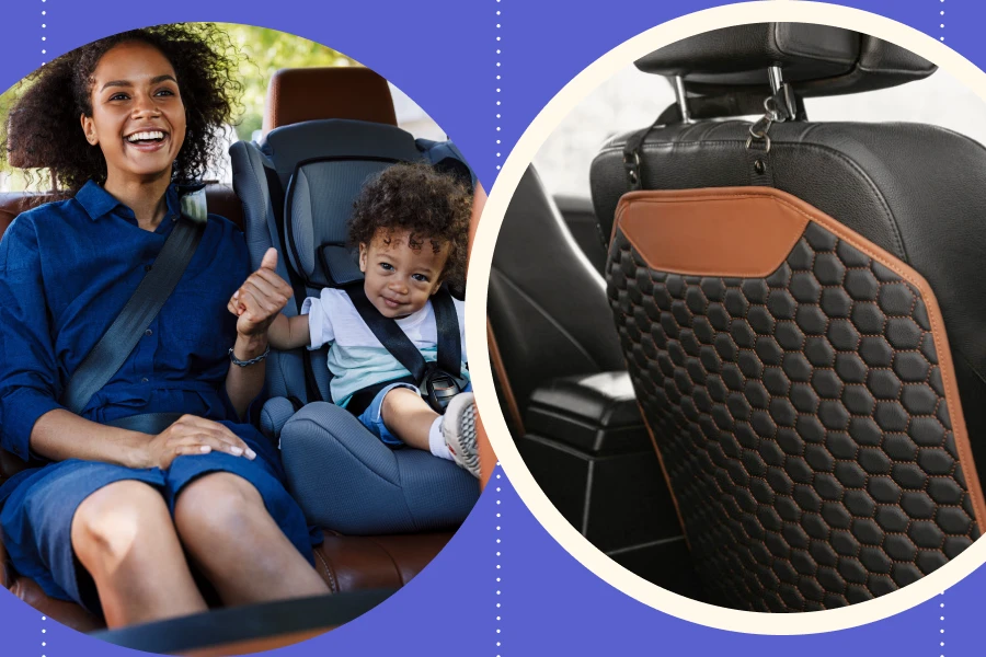 car seat back protector cover