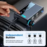 154W 9-in-1 Car Charger Adapter with 3 Sockets, 6 USB Ports, Fast Charging 7 493c8293effe7ea3e2514cb930a24b7a.jpg