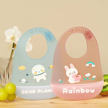 Waterproof Silicone Baby Bib