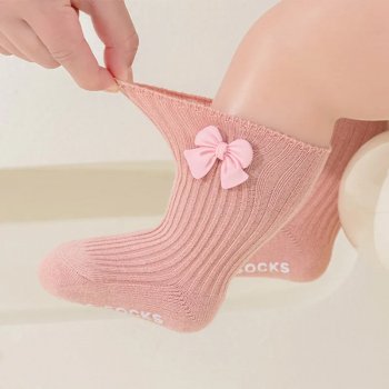 Adorable Baby Socks with Cute Bows