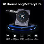 Bluetooth 5.4 Aux Adapter with Wireless 3.5mm Audio, 20-Hour Battery, Screen Display 4 d01ec56730a7083b0245d8f58b5e81f0.jpeg