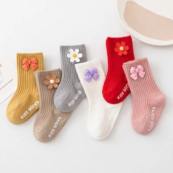 Adorable Baby Socks with Cute Bows
