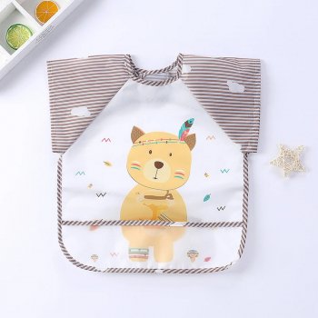 Waterproof Short Sleeve Baby Bib
