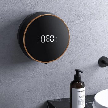 Wall Mount Automatic Foam Soap Dispenser with LED Temperature Display