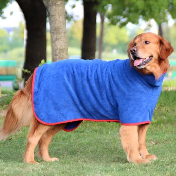 Fast-Drying Dog Towel Robe