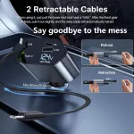 120W Retractable 4-in-1 Fast Car Charger with Dual USB & Cables 6 a09e7873d32458b335537b6405494909.jpg