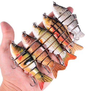 6-Segment Multi-Jointed Sinking Fishing Lure