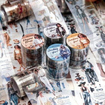 Fashion Figure Decorative Tape