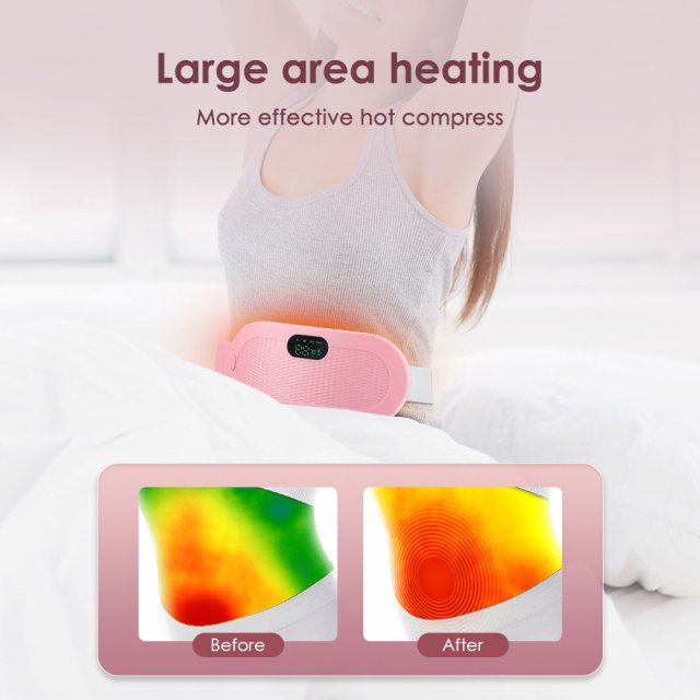 5-Level Heating Pad & Electric Massager for Menstrual Pain Relief - Image 5