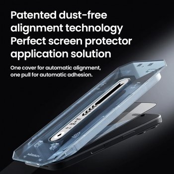 Clear Tempered Glass Screen Protector for iPhone 16