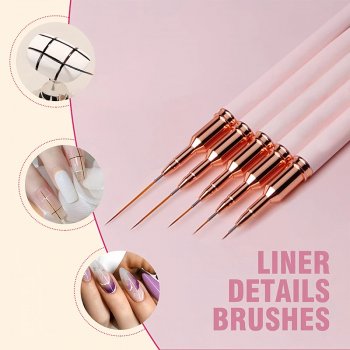 Precision Nail Art Liner Brush Set