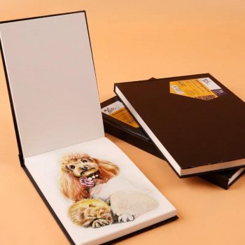 A4/A5 Black Hardcover Sketchbook with 150g Thick Paper