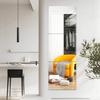 Alternative view of 3D Acrylic Mirror Wall Stickers