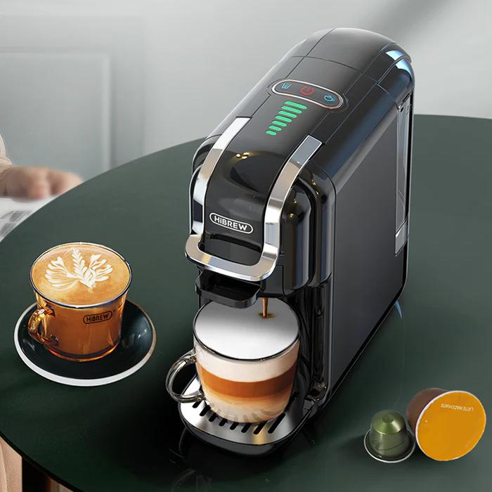 5-in-1 Multi-Capsule Espresso Machine – 20-Bar Pressure, Hot & Cold Options