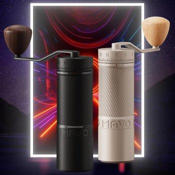 PHANTOX PRO Precision Manual Coffee Grinder - 120 Clicks, 1.77” Burr, 3 Bearings