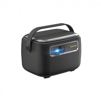 Portable 4K 1080P Smart Projector with 3D & Built-In Battery