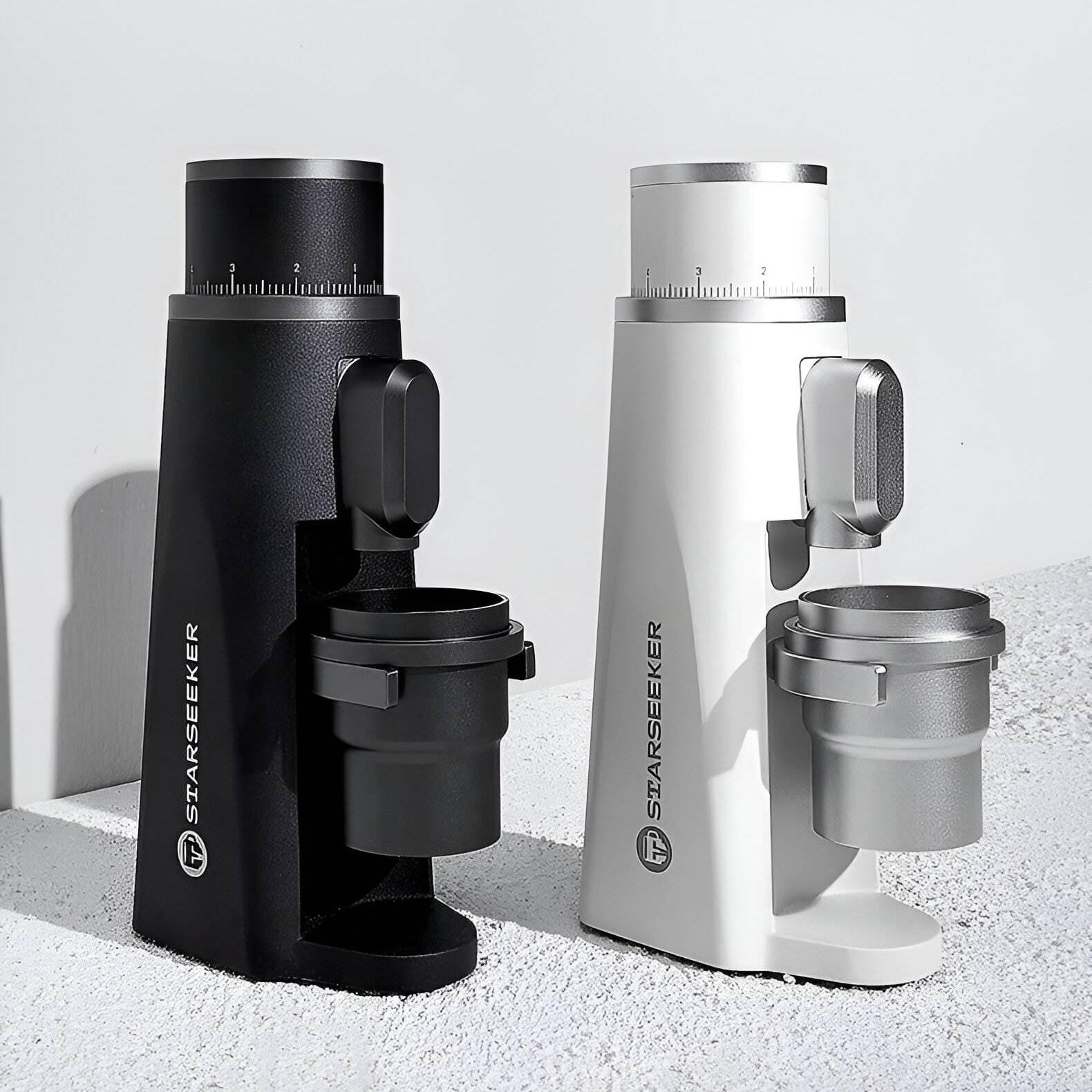Precision Titanium Electric Burr Coffee Grinder - 48MM, Adjustable, Stepless
