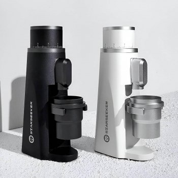 Precision Titanium Electric Burr Coffee Grinder - 48MM, Adjustable, Stepless