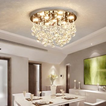 Modern Crystal LED Ceiling Lamp