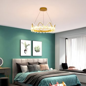 Modern Crystal Ring Chandelier