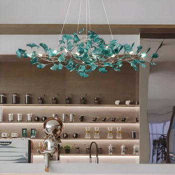 Nordic Colorful Leaves Pendant Chandelier