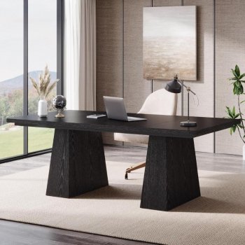 Sophisticated 63-Inch Executive Desk