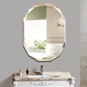 Frameless Wall-Mounted Mirror