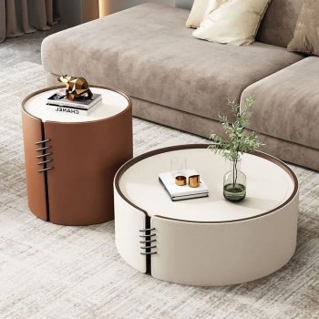 Italian Modern Saddle-Style Tea Table