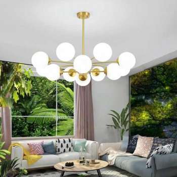 Stunning Copper LED Chandelier