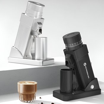 Electric Coffee Grinder 55MM Espresso Burr Grinder with Stepless Adjustment
