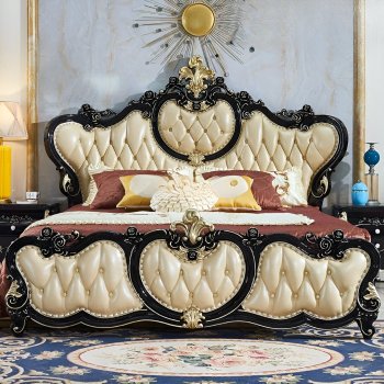 European Minimalist Oak Bed Frame