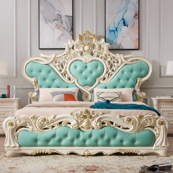 Luxury Modern Double Bed Frame with Storage