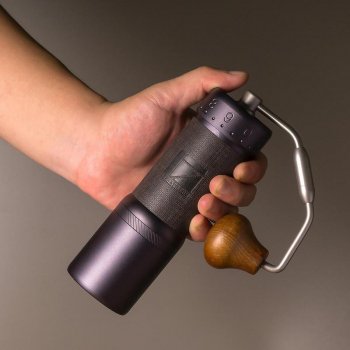 Premium Manual Coffee Grinder with Ultra-Precision Silver Burr – Perfect for Espresso