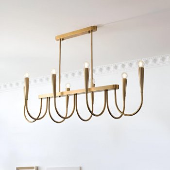 French Style Black Luxury Candle Pendant Light Chandelier