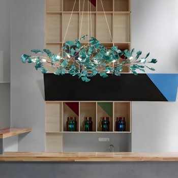 Nordic Colorful Leaves Pendant Chandelier