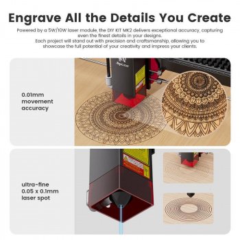 DIY Laser Engraving and Cutting Machine Kit