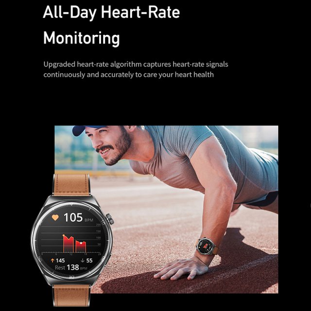 H27 Smartwatch with Bluetooth Calling, Fitness Tracking, Wireless Charging - Image 5