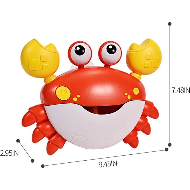 Automatic Bubble Crab Bath Toy with Music - Image 7