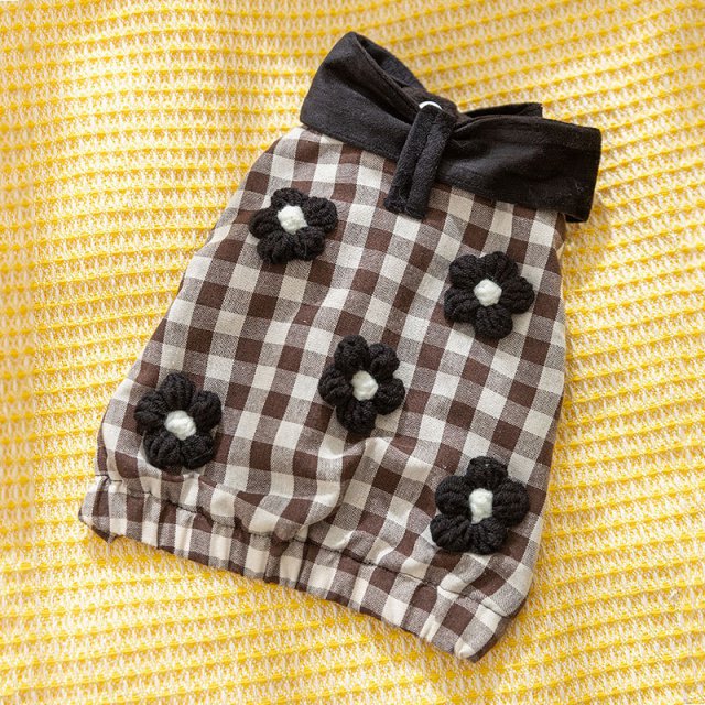 Checkered Flower Coat - Image 7