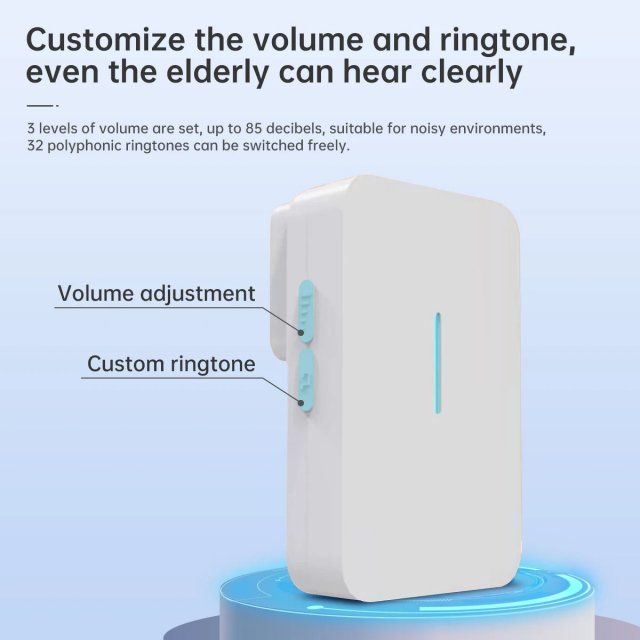 Wireless Battery-Free WiFi Doorbell with Voice Change & Kinetic Chime - Image 8