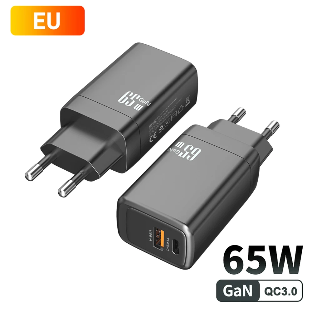 EU Plug 65W Black